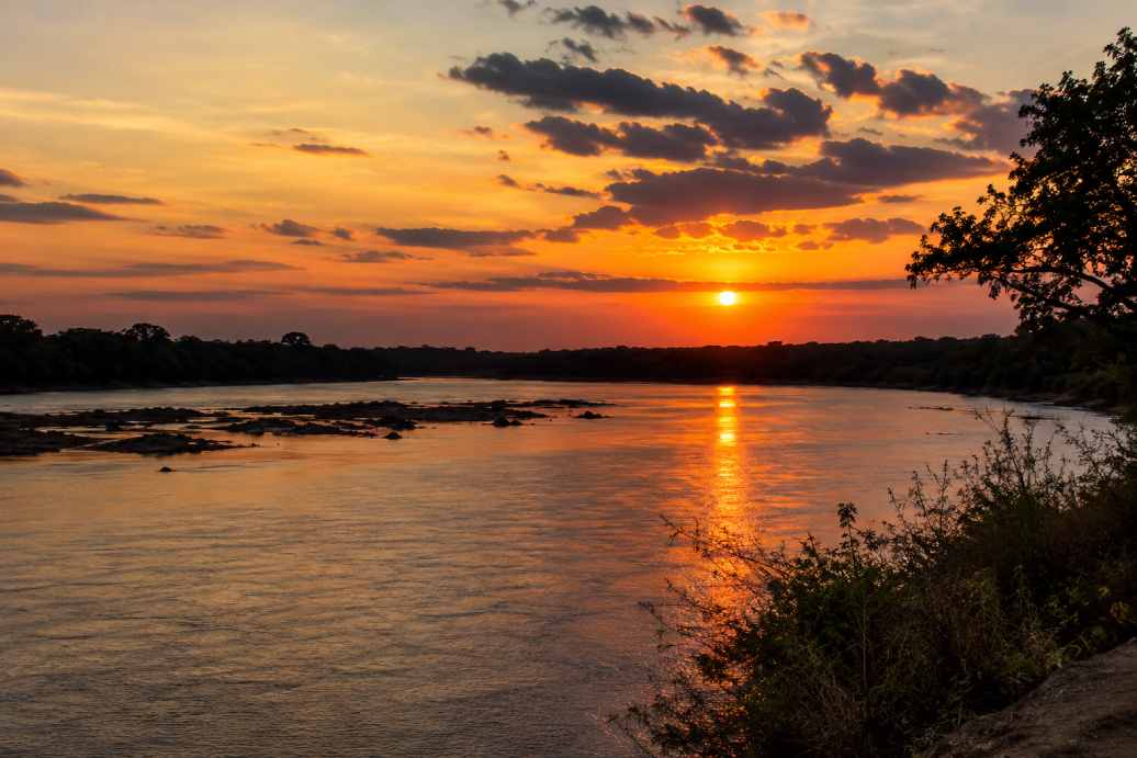 Route toward Lower Zambezi National Park from Lusaka