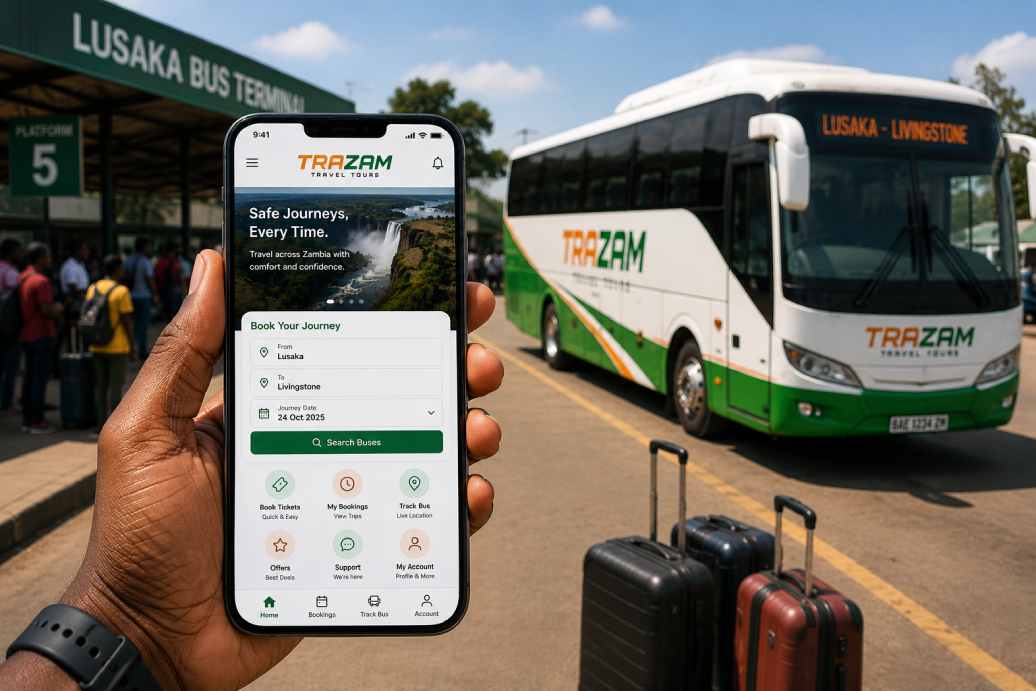 TraZam: Book Buses and Flights in Zambia, One App