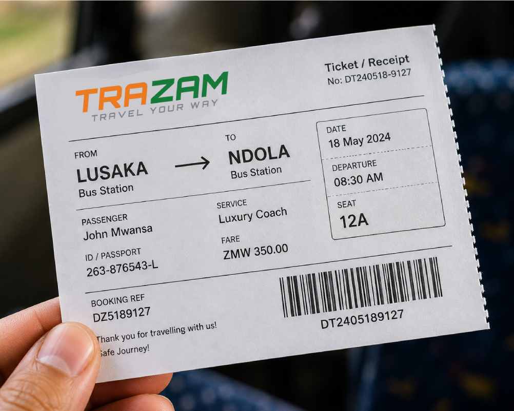 Zambia Bus Tickets: Prices, Classes and What You Get