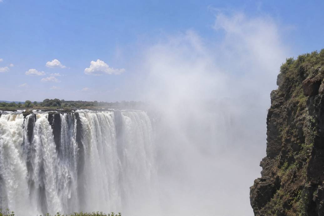 Victoria Falls near Livingstone, the classic stop after the Lusaka bus route