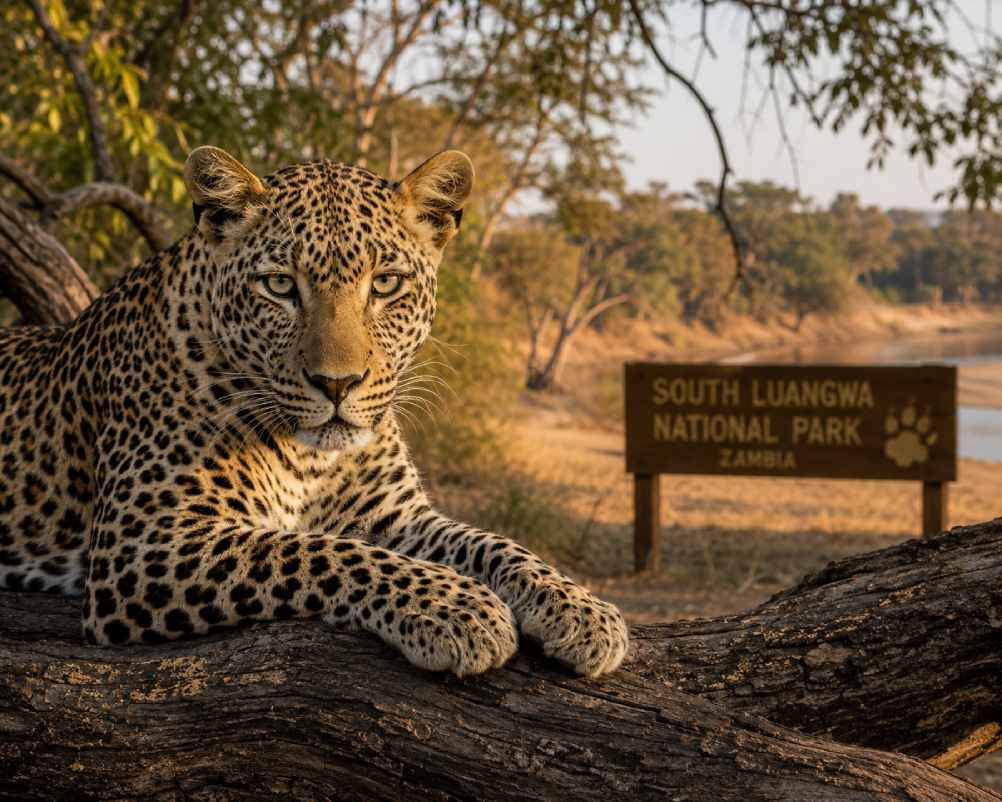 Wildlife in South Luangwa National Park, Zambia